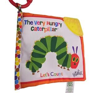 World of Eric Carle The Very Hungry Caterpillar Soft Crinkle Book Teether Toy